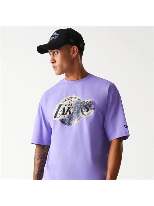 NewEra T-Shirt oversized LA Lakers NBA All Over Print Infill NewEra | 60667763OVERSIZED LA LAKERS